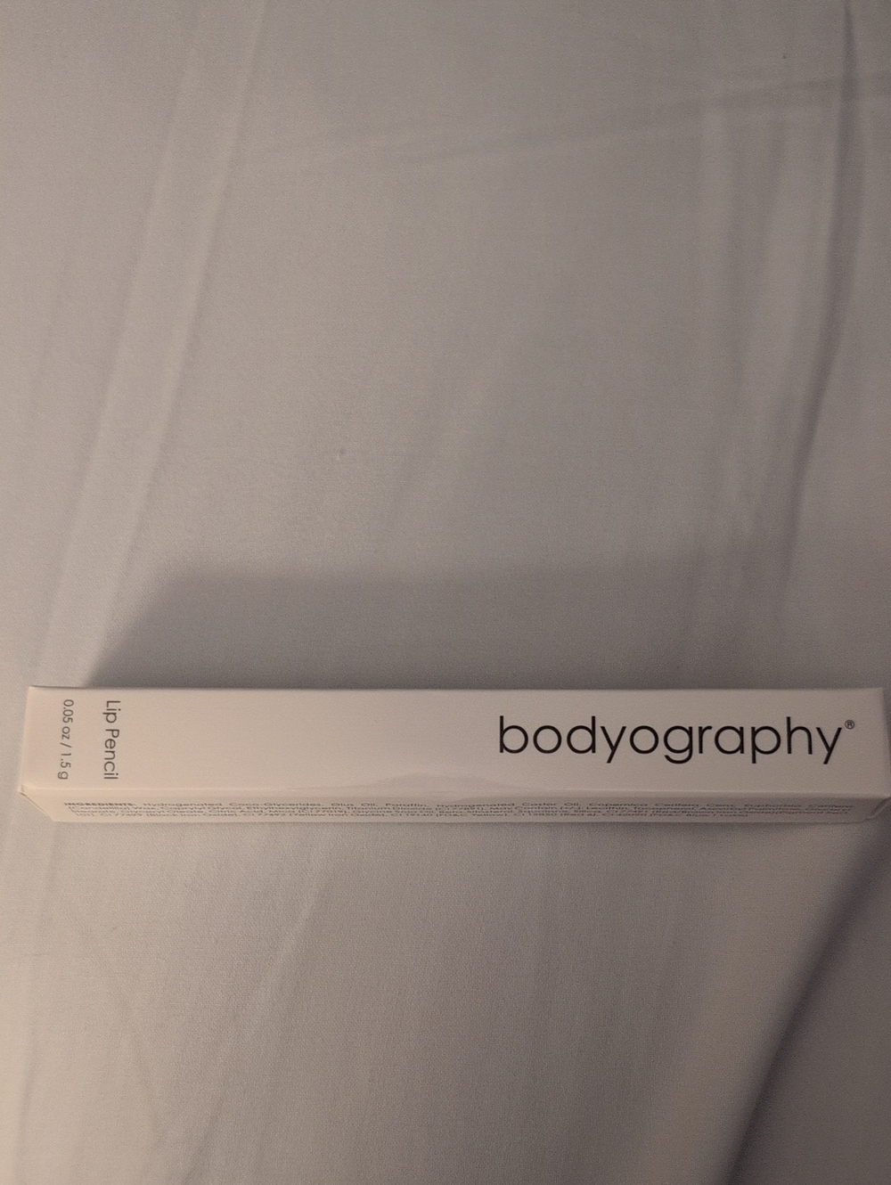 Bodyography Lip Pencil in White Packaging In Timber